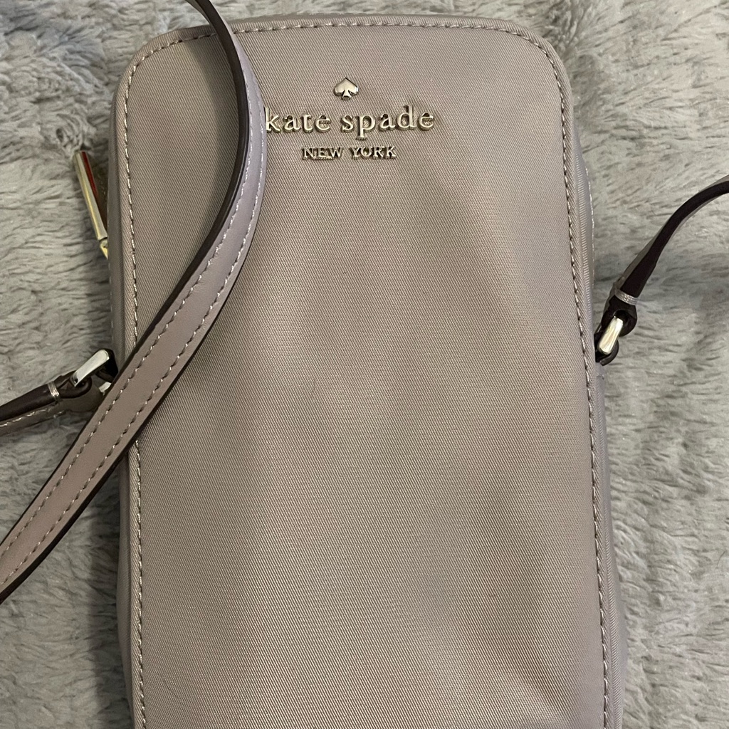 Kate Spade Gray Crossbody Bag With Sleek Design